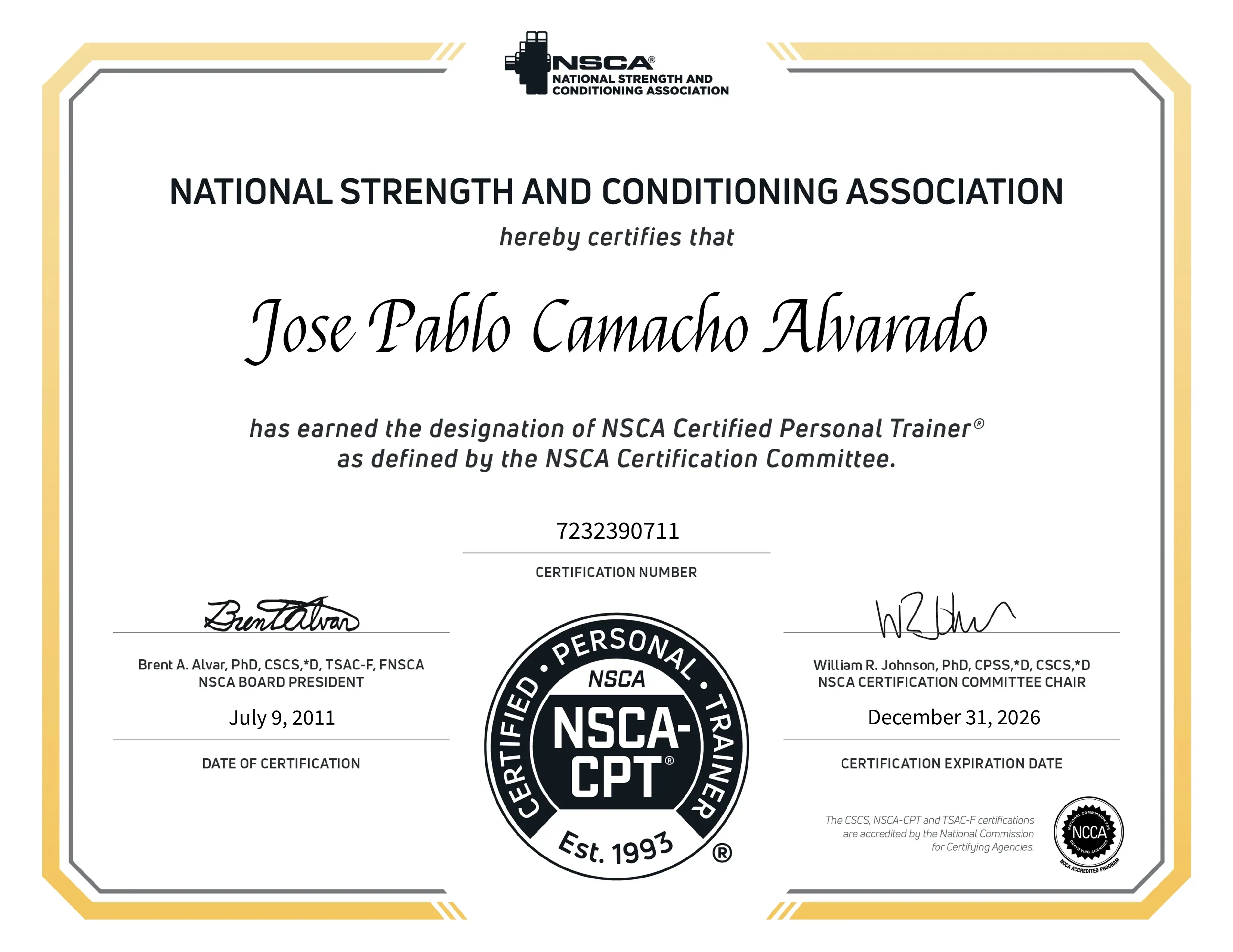 NSCA-CPT Certificate App Instructor JP